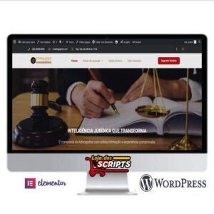 Site Completo Para Advogados Elementor + Wordpress- COD-7559